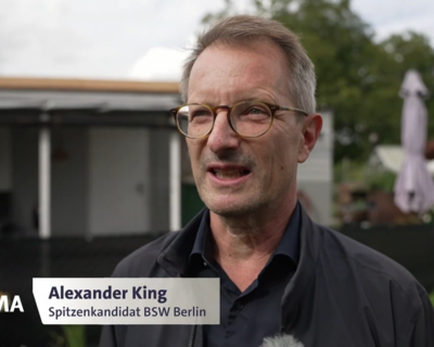 Alexander King auf dem Prüfstand im Mittagsmagazin.