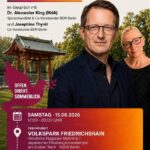 Frieden und Zukunft – im Gespräch mit Dr. Alexander King (MdA) und Josephine Thyrêt